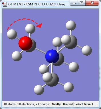 Note hydrogen 'stuck' between the two hydrogens on adjacent carbon