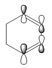 LUMO cuclohexadiene