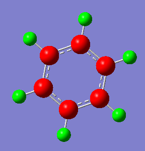 NBO colour of Benzene