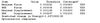 Converged parameters