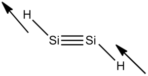 Calculated molecular orbital of silylene