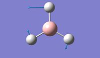 BH3 Vibrational frequency 3