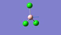 BCl3 Vibrational frequency 3