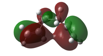 Figure 4: The HOMO (MO 23) for the Gauche 3 conformer