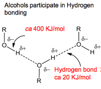 Hydrogen bonding structure.