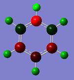 Pyridinium charge distribution