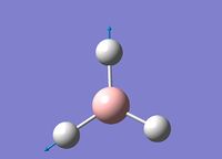 BH3 Vibrational frequency 6