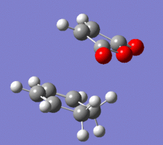 IRC animation for the exo product formation.