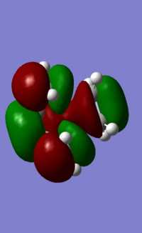 LUMO of transition state