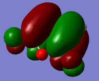 LUMO of maleic anhydride
