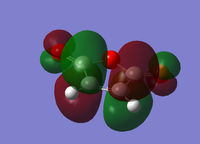 LUMO of Maleic Anhydride