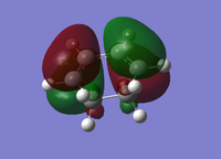 HOMO of Cyclohexa-1,3-diene