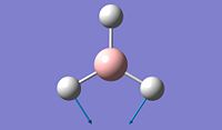 BH3 Vibrational frequency 2