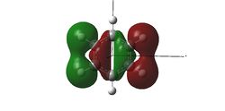 Orbital number 16 of Benzene