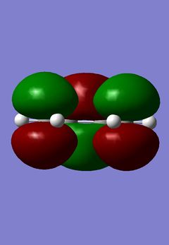 The LUMO of Cis-butadiene