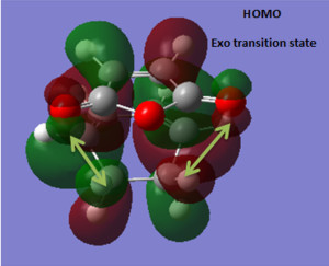 Figure 2.6: HOMO exo TS