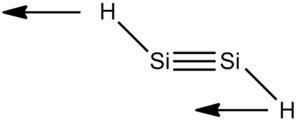 Calculated molecular orbital of silylene