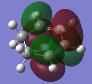 LUMO for cyclohexadiene.