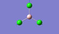 BCl3 Vibrational frequency 5