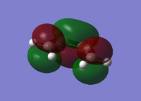 LUMO of cis-Butadiene