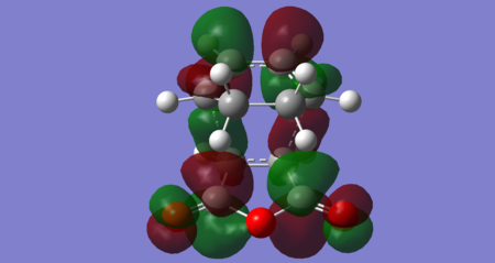 Figure 42: Exo LUMO +2 (Energy = 0.03385 Hartrees) — Antisymmetric