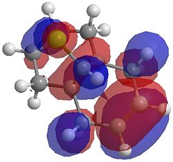 "HOMO-1 orbital by DF method for 13 "