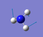 NH3 second vibration