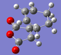 Labelled Endo transition state