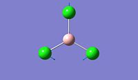 BCl3 Vibrational frequency 2