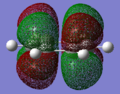 LUMO of cyclohexa-1,3-diene