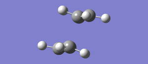 Fig 26 Failed optimization to a Chair-like transition structure