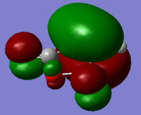 HOMO of maleic anhydride