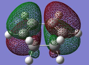 The rearrangement of 1,5 hexadiene in the Cope rearrangement.