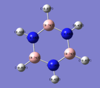 NBO charge of Borazine