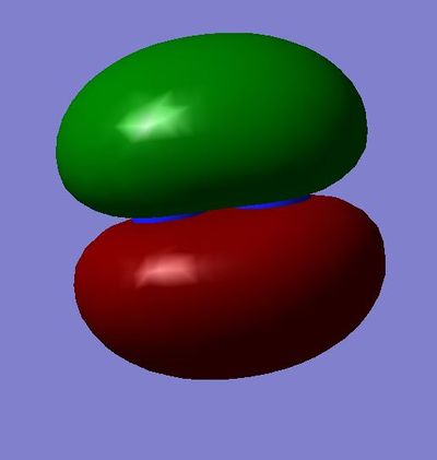 2 πu bonding orbital