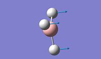 BH3 Vibrational frequency 1