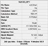Optimisation summary