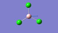BCl3 Vibrational frequency 5