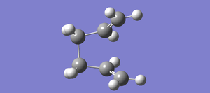 Fig 27: Twisted conformer of 1,5-Hexadiene