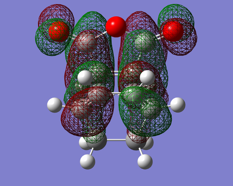 Figure 27. LUMO of ENDO-TS(Anti Symmetric)