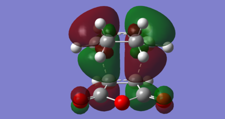 Figure 39: Exo HOMO (Energy = -0.34274 Hartrees) — Antisymmetric
