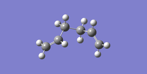 Fig 3: Gauche Conformer (side on representation)