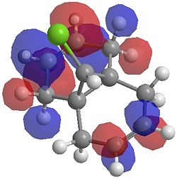 "LUMO+1 orbital by HF method for 13 "