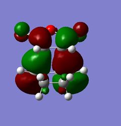 The HOMO of the endo-TS