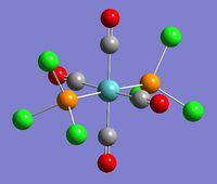 trans-Mo(CO)4(PCl3)2 after second optimisation