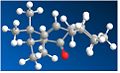 Figure 9: CO down, chair cyclohexane - Energy: 185.424 kJ/mol.