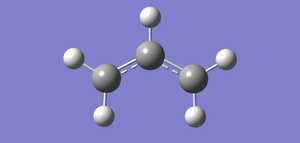 Fig 19: Allyl fragment used to form half of the transition state.