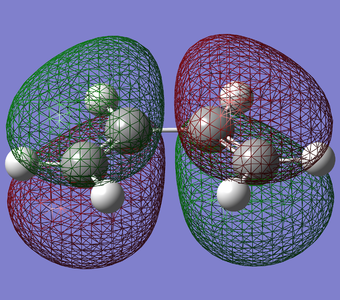 Figure 16. HOMO of Butadiene(Anti Symmetric)