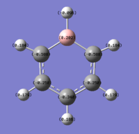 NBO charge of Boratabenzene