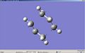 Animated Imaginary Vibration for the chair transition state